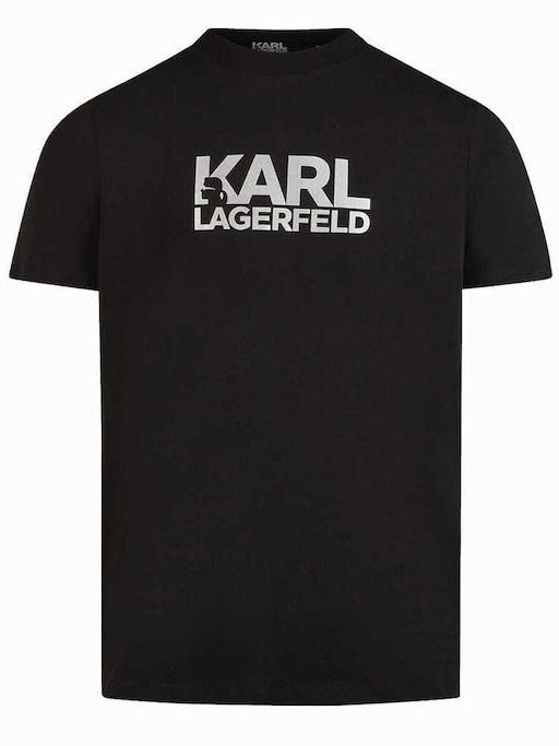 Ανδρικό T-shirt Μαύρο Karl Lagerfeld 755087 544235-910