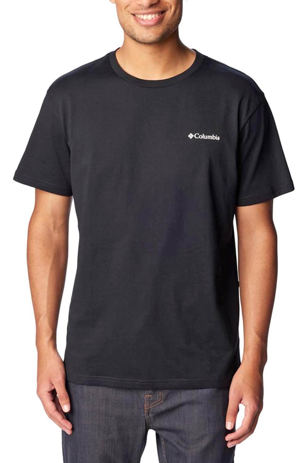 Ανδρικό CSC Basic Logo T-shirt Μαύρο Columbia 1680053-022