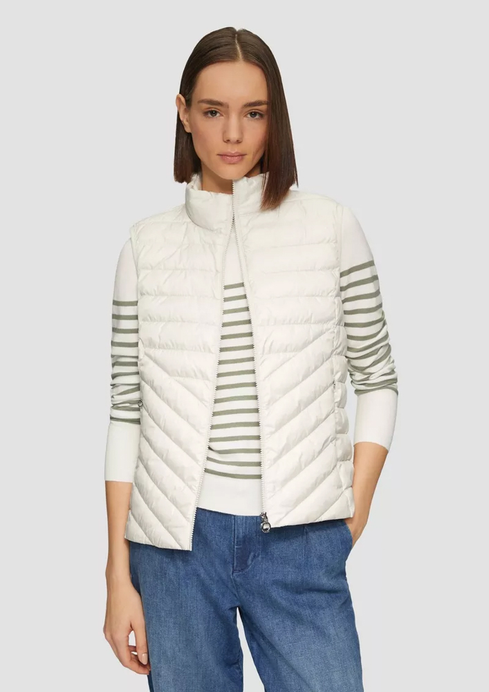 Γυναικείο Γιλέκο Offwhite S.Oliver 2164696-0330