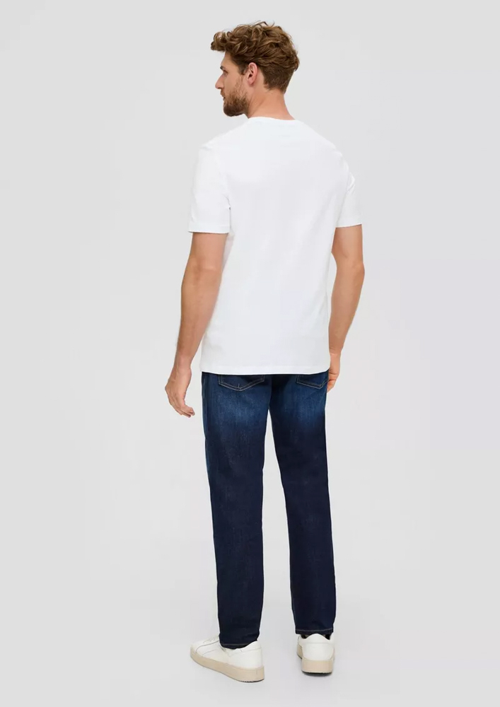 Ανδρικό T-shirt Λευκό S.Oliver 2139909-01D1