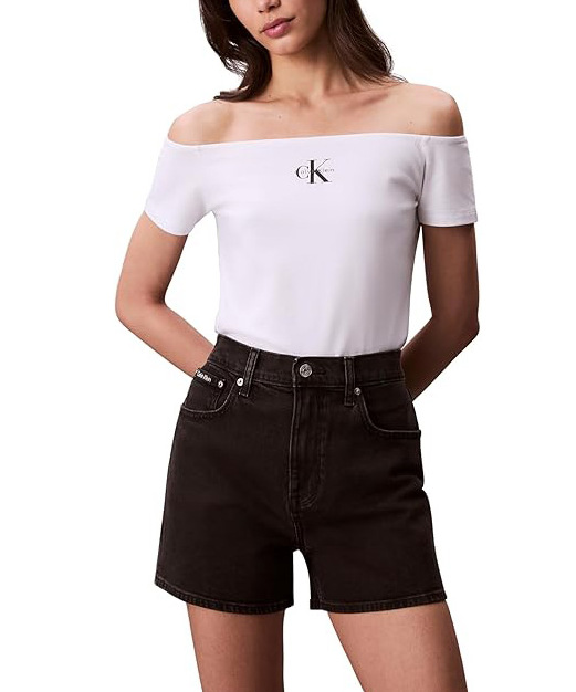 Γυναικείο Τοπ Λευκό Calvin Klein LV047C203G-YAA