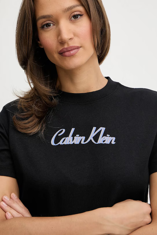 Γυναικείο T-shirt Μαύρο Calvin Klein LV047C854G-UB1