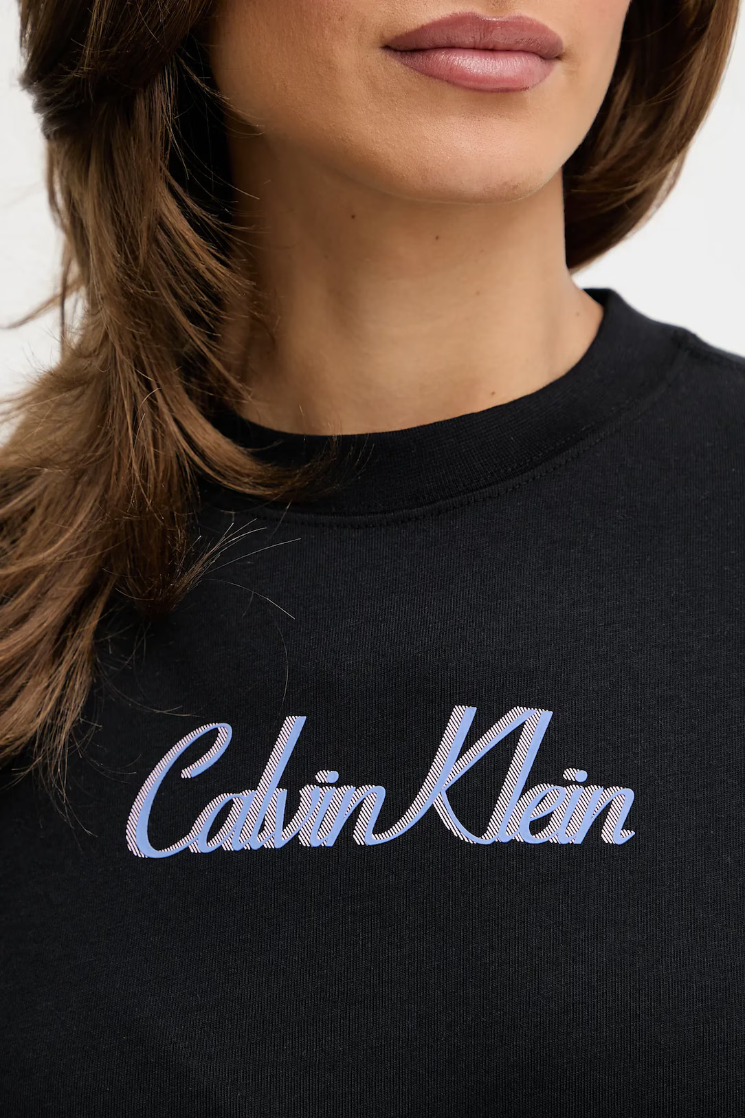 Γυναικείο T-shirt Μαύρο Calvin Klein LV047C854G-UB1