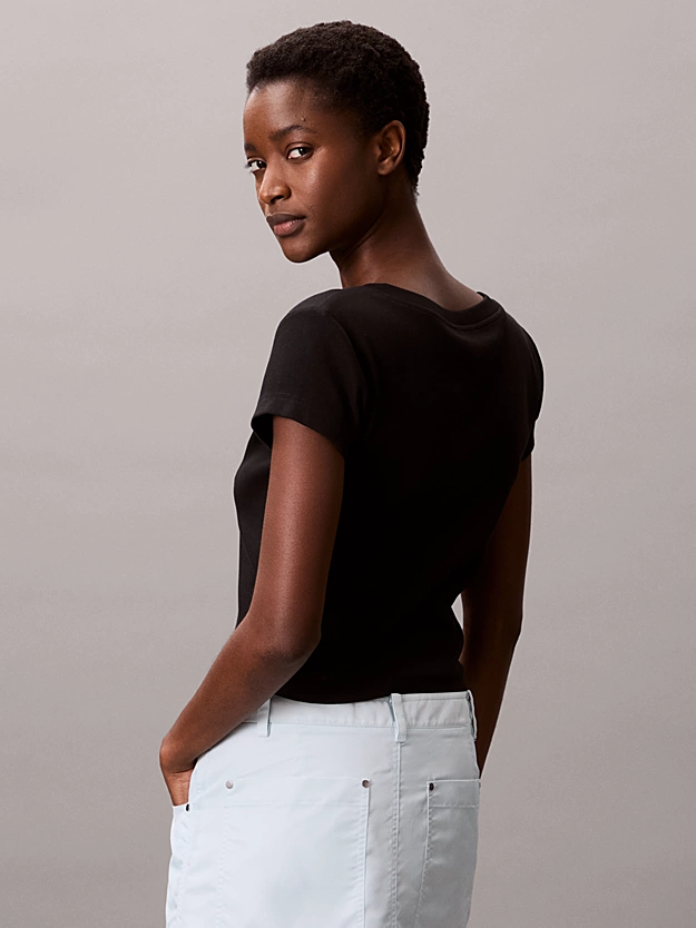 Γυναικείο T-shirt Μαύρο Calvin Klein LV047C910G-UB1