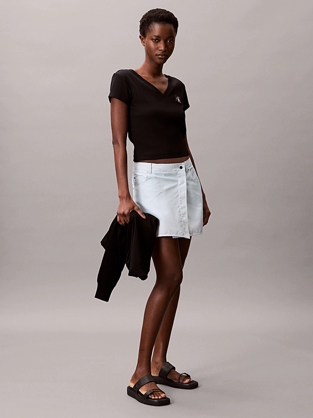 Γυναικείο T-shirt Μαύρο Calvin Klein LV047C910G-UB1