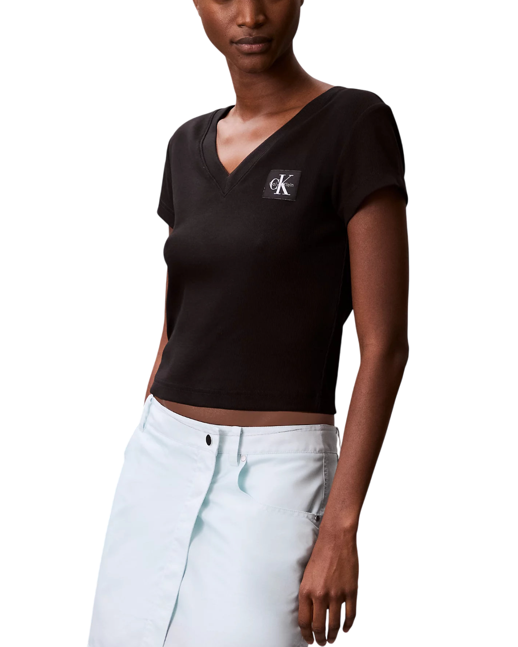 Γυναικείο T-shirt Μαύρο Calvin Klein LV047C910G-UB1