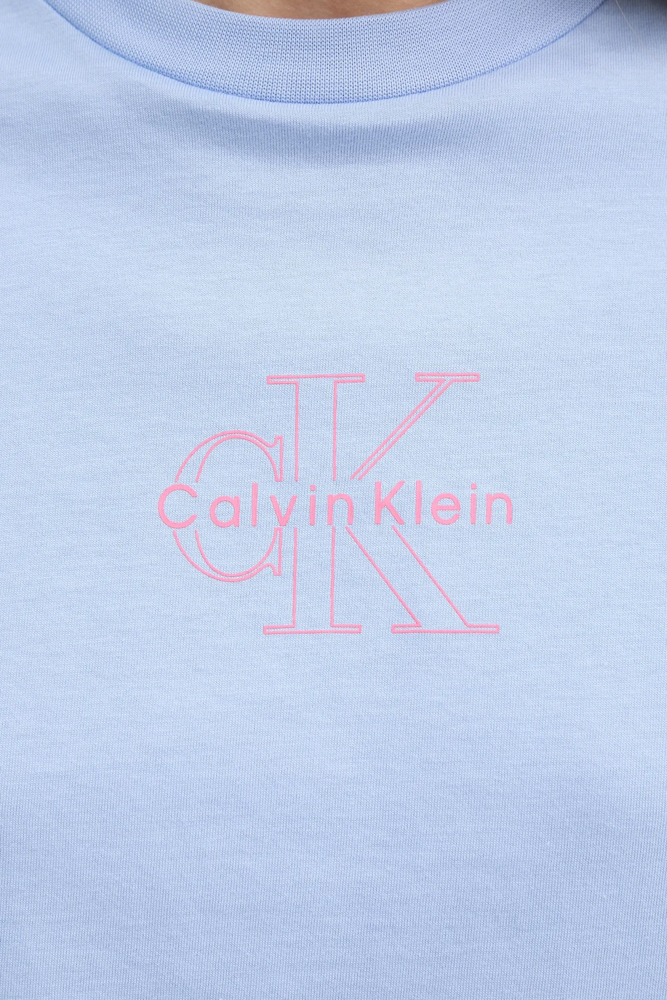 Γυναικείο T-shirt Γαλάζιο Calvin Klein LV047C863G-7ZQ