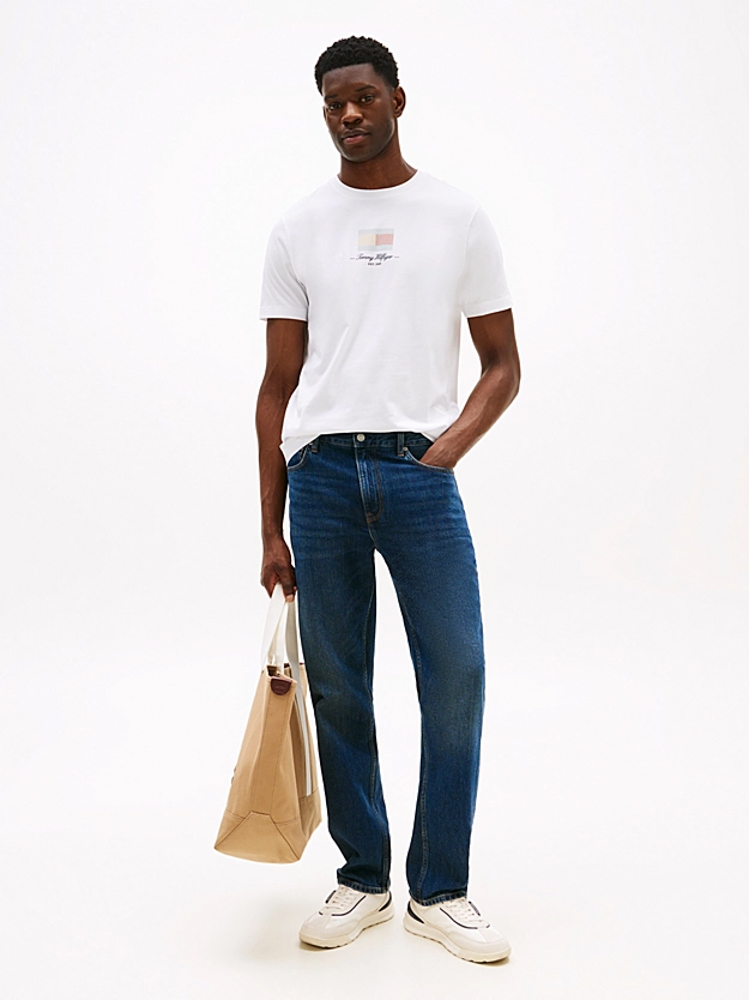 Ανδρικό T-shirt Λευκό Tommy Hilfiger MW0MW39349-YBR