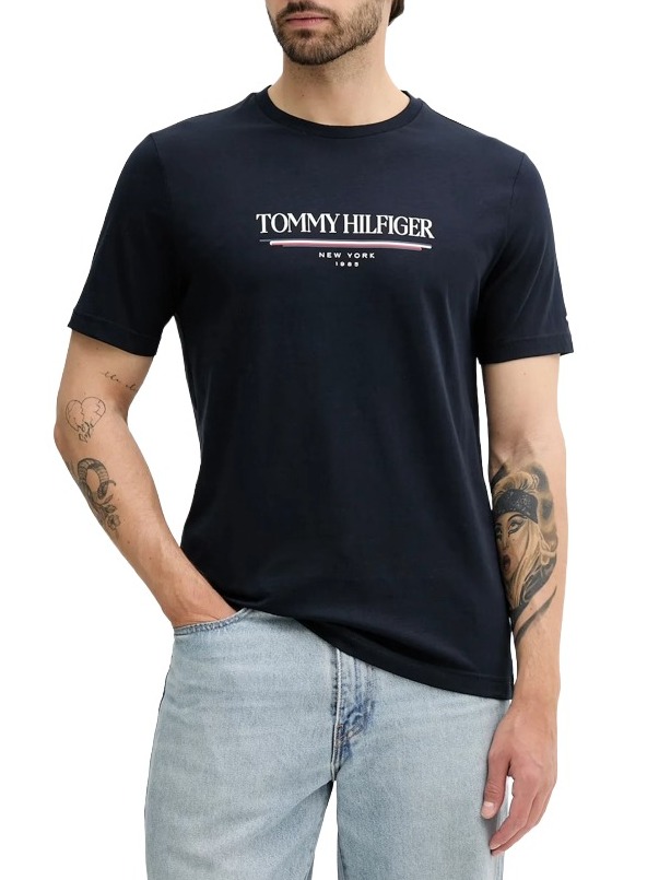 Ανδρικό T-shirt Navy Μπλε Tommy Hilfiger MW0MW40324-DW5
