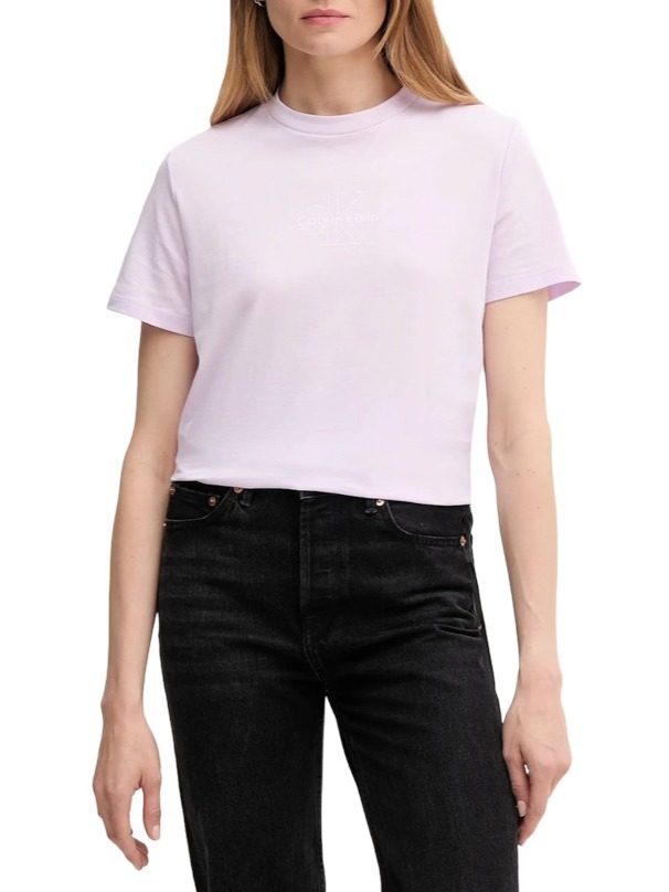 Γυναικείο T-shirt Λιλά Calvin Klein LV047C863G-XEF