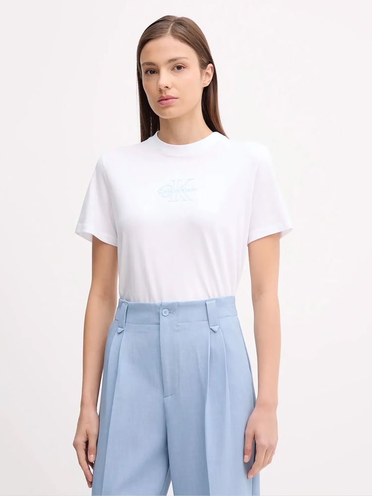 Γυναικείο T-shirt Λευκό Calvin Klein LV047C863G-YAA