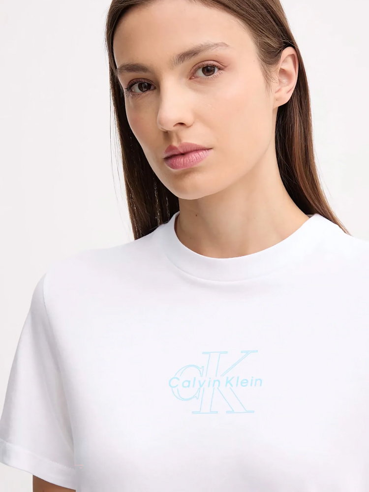 Γυναικείο T-shirt Λευκό Calvin Klein LV047C863G-YAA
