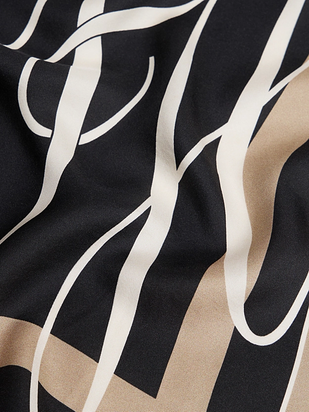 Γυναικείο TH Heritage Φουλάρι Μαύρο Tommy Hilfiger AW0AW17967-BDS