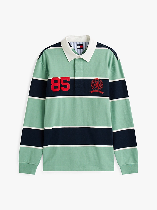 Ανδρικό Μακρυμάνικο Rugby Ριγέ Polo Tommy Jeans DM0DM22074-MAS