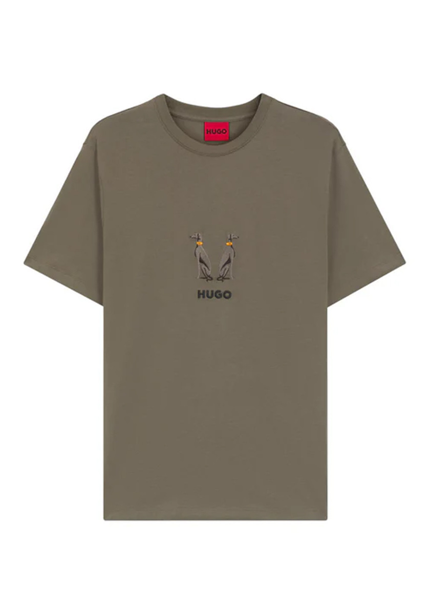 Ανδρικό Dugolini T-Shirt Καφέ Hugo 50549154-032