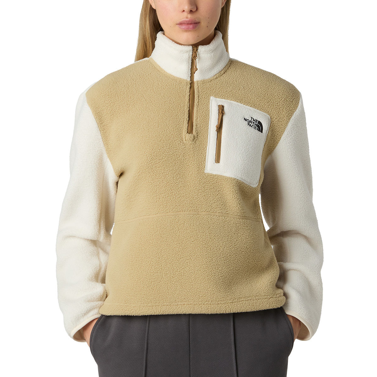 Γυναικείο Yumiori 1/4 Zip Fleece Μπεζ The North Face NF0A8E89-3CG1
