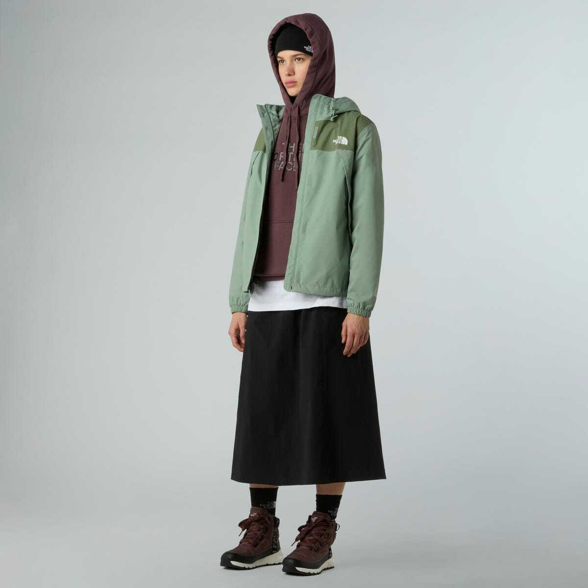 Γυναικείο Antora Αντιανεμικό Μπουφάν Πράσινο The North Face NF0A8BKD-D5M1