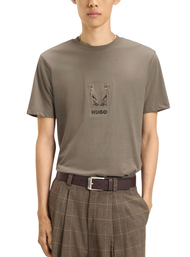 Ανδρικό Dugolini T-Shirt Καφέ Hugo 50549154-032