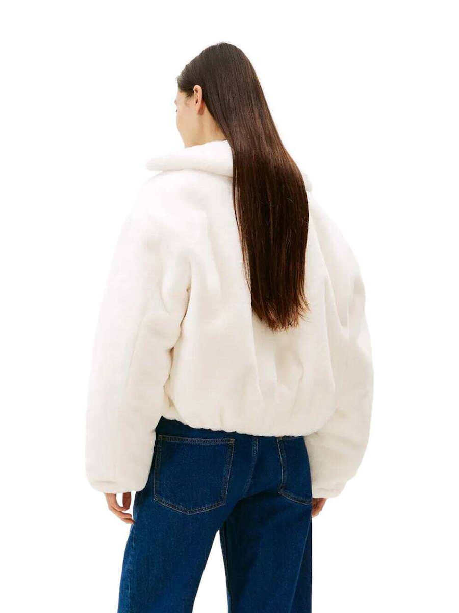 Γυναικεία Faux Γούνα Εκρού Tommy Jeans DW0DW21669-YBH