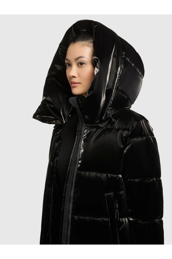 Γυναικείο Soulani5 Shiny Μπουφάν Μαύρο Khujo KJ1226CO253-BLACK