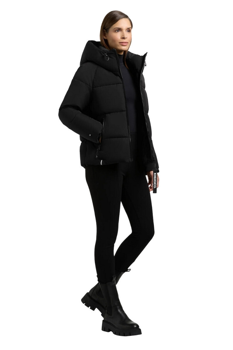 Γυναικείο Ono Μπουφάν Μαύρο Khujo KJ1099JK253-BLACK