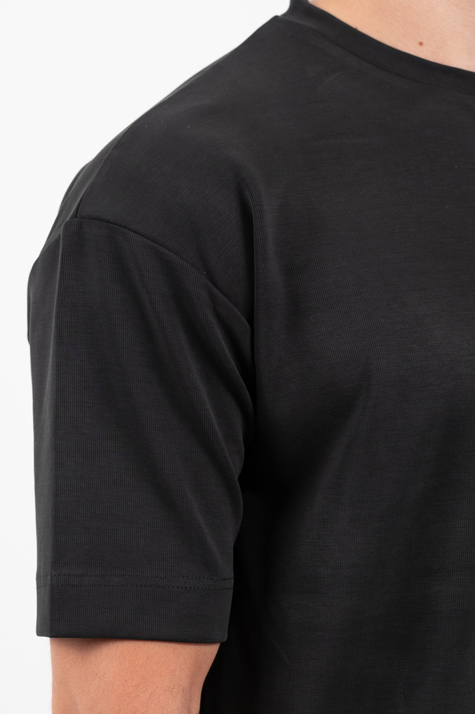 Ανδρικό T-shirt Μαύρο Vittorio JORDAT-BLACK