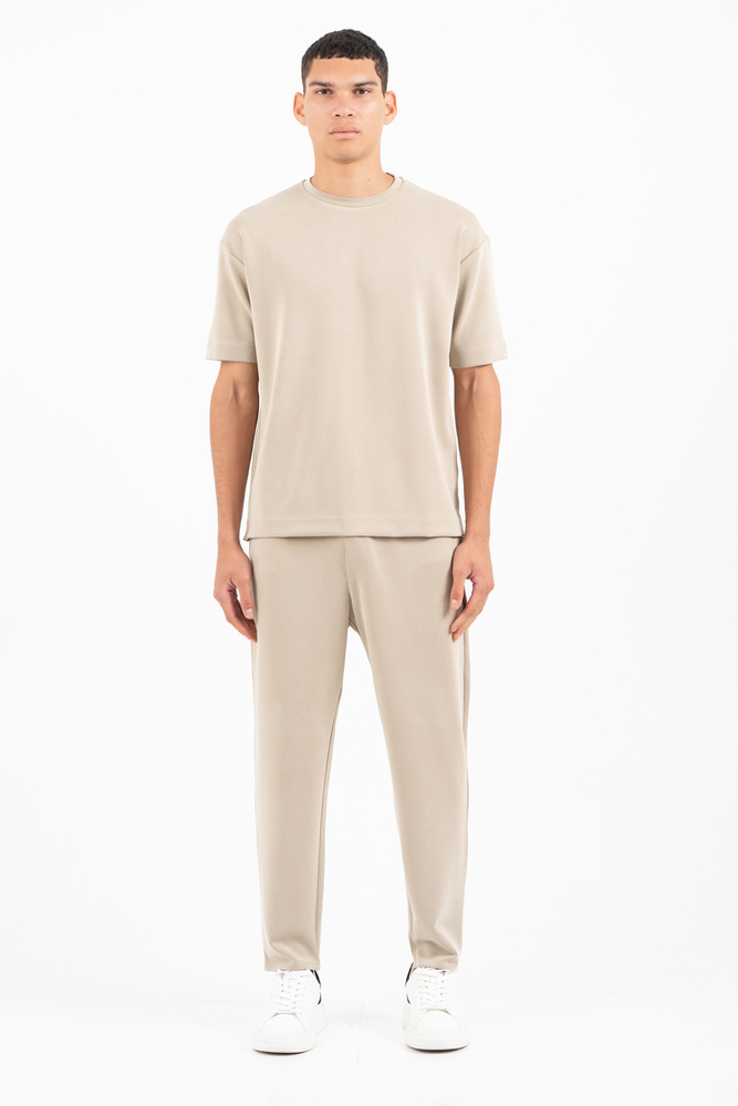 Ανδρικό T-shirt Μπεζ Vittorio JORDAT-FANCO