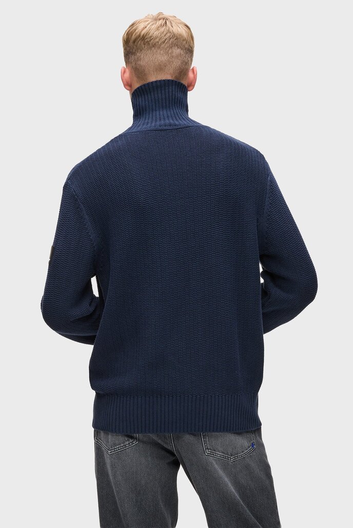 Ανδρικό Ζιβάγκο Πουλόβερ Μπλε Karl Lagerfeld A4M18035-310