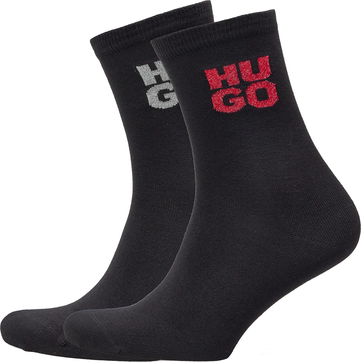 Γυναικείες Κάλτσες 2 Τεμαχίων Μαύρες Hugo 50524283-001