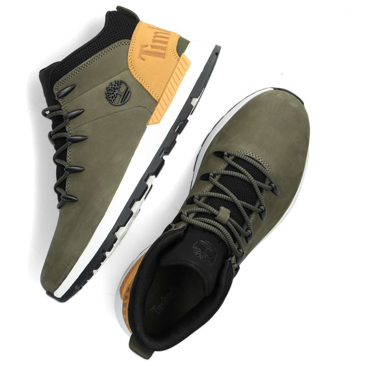 Ανδρικά Δερμάτινα Sprint Trekker Mid Μποτάκια Χακί Timberland TB0A24BV-581