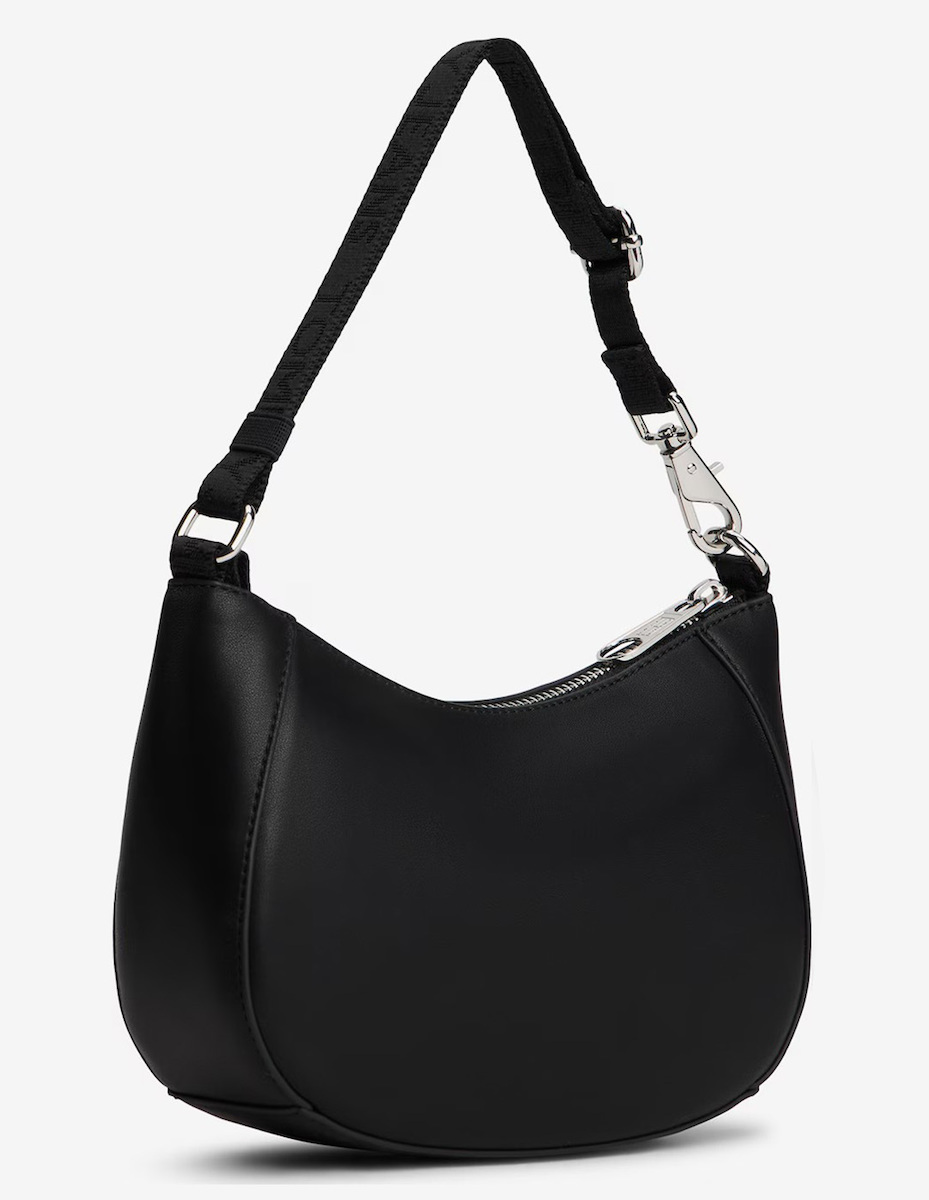 Γυναικεία Τσάντα Ώμου Μαύρη Tommy Jeans AW0AW18064-BDS