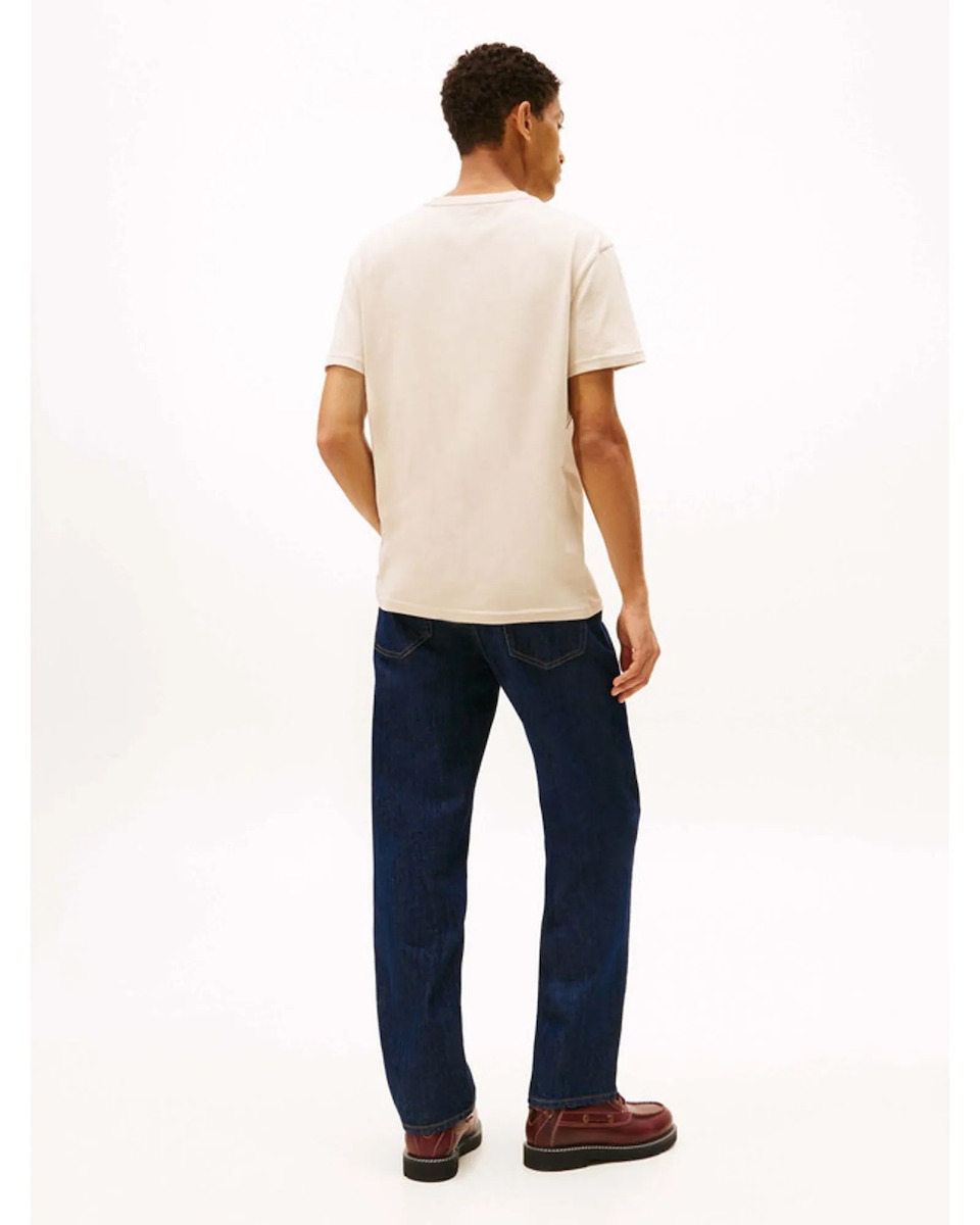 Ανδρικό T-shirt Μπεζ Tommy Jeans DM0DM22317-ABY