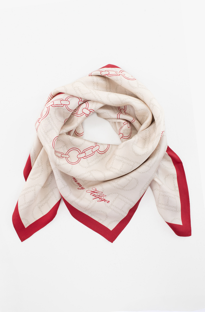 Γυναικείο Φουλάρι Κόκκινο Tommy Hilfiger AW0AW18277-0F4