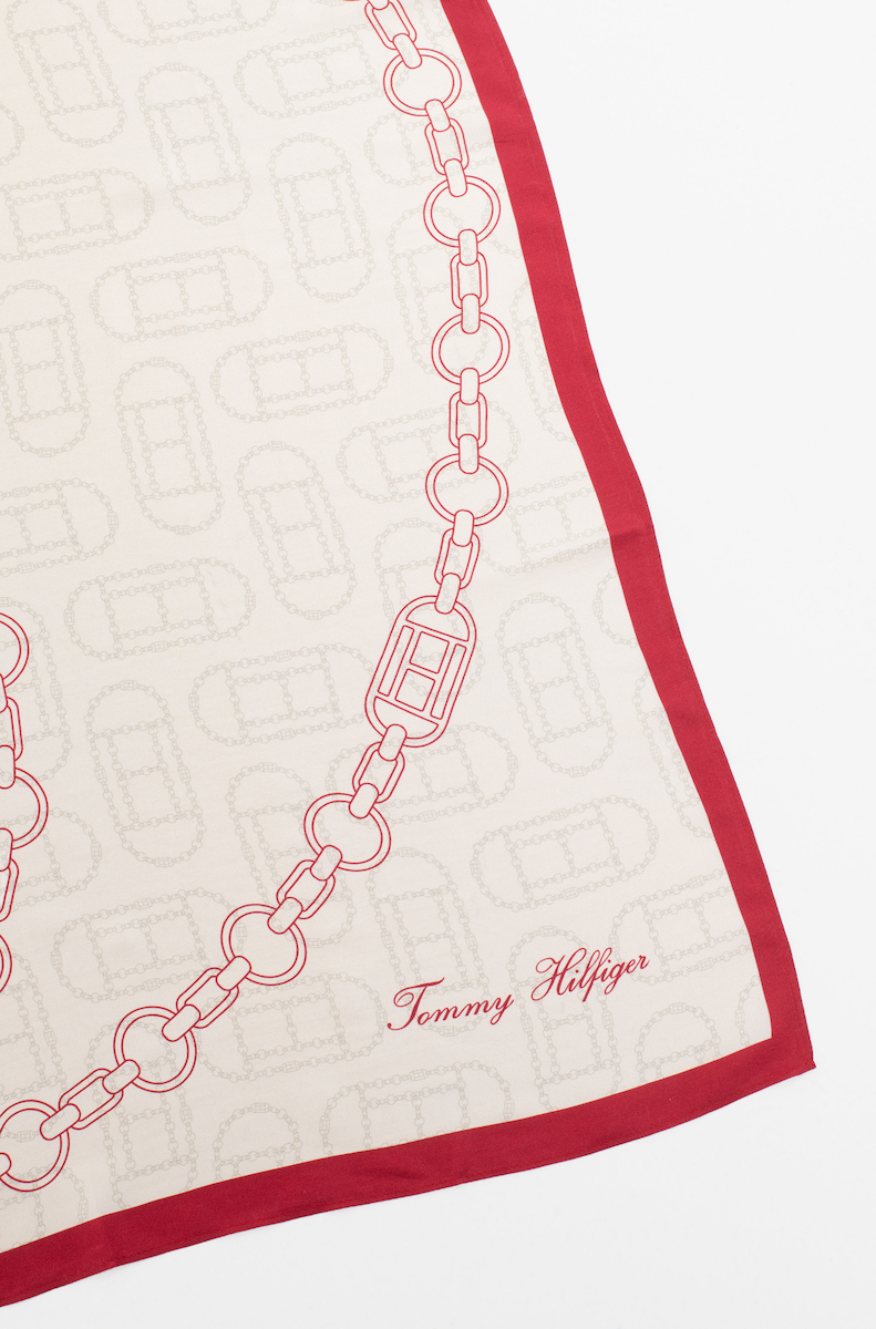 Γυναικείο Φουλάρι Κόκκινο Tommy Hilfiger AW0AW18277-0F4
