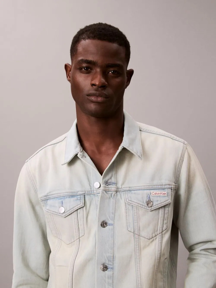 Ανδρικό Τζιν Μπουφάν Γαλάζιο Calvin Klein LV04RE764G-2TK