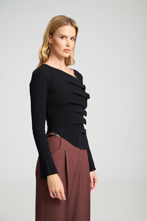 Γυναικεία Paula Ζακέτα Black Mind Matter MML25-02-09-011