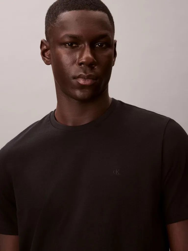 Ανδρικό Monogram T-shirt Μαύρο Calvin Klein LV04RD254G-UB1