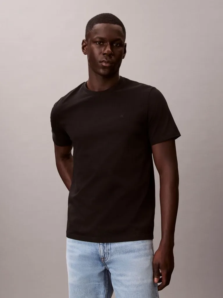 Ανδρικό Monogram T-shirt Μαύρο Calvin Klein LV04RD254G-UB1