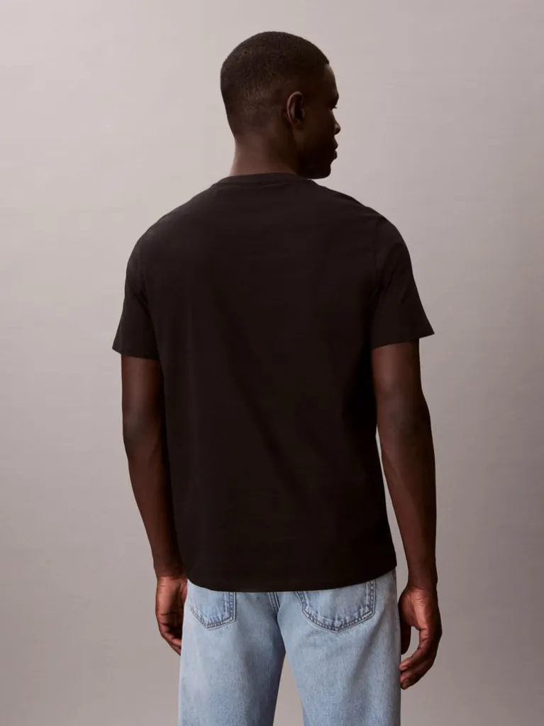 Ανδρικό Monogram T-shirt Μαύρο Calvin Klein LV04RD254G-UB1