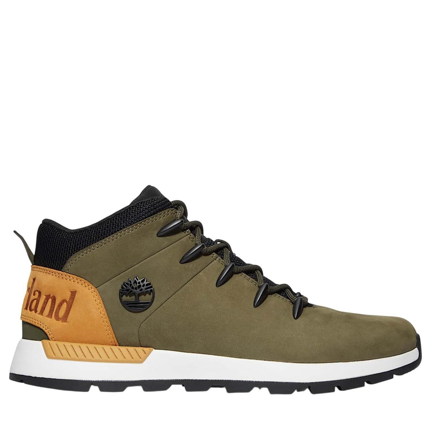 Ανδρικά Δερμάτινα Sprint Trekker Mid Μποτάκια Χακί Timberland TB0A24BV-581