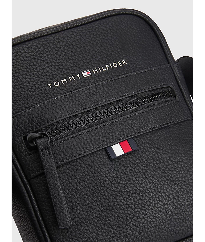 Ανδρική Mini Reporter Τσάντα Μαύρη Tommy Hilfiger AM0AM09504-BDS