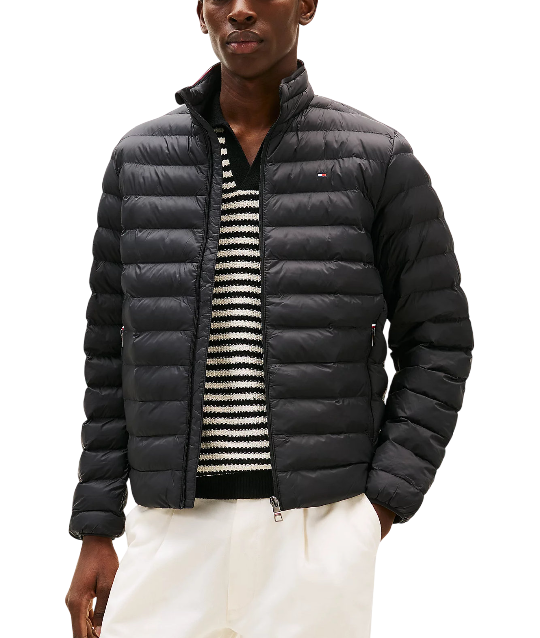 Ανδρικό Μπουφάν Μαύρο Tommy Hilfiger MW0MW39990-BDS