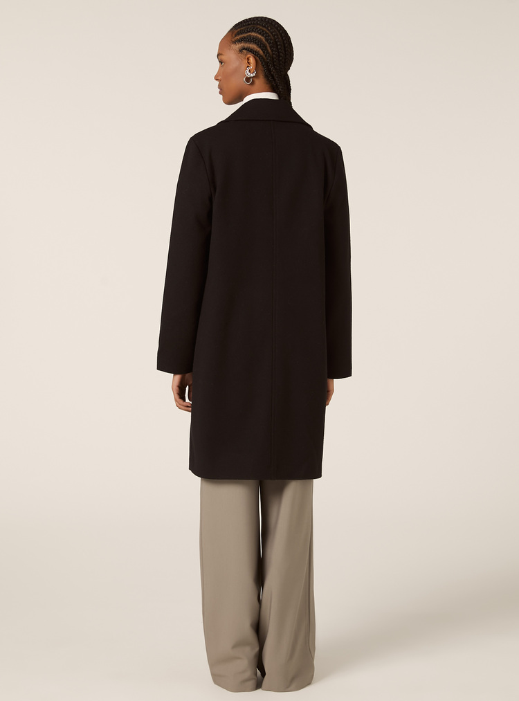 Γυναικείο Παλτό Μαύρο Alcott CP2270DOAX15-BLACK