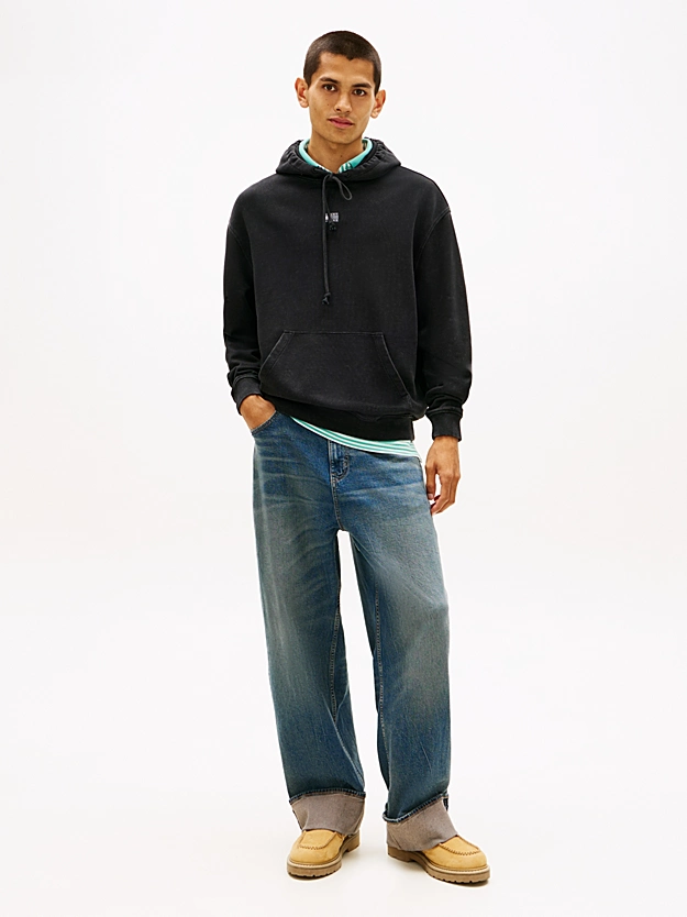 Ανδρικό Φούτερ Μαύρο Tommy Jeans DM0DM22383-BDS