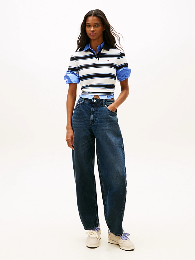 Γυναικείο Ριγέ Polo Tommy Jeans DW0DW21931-0FB