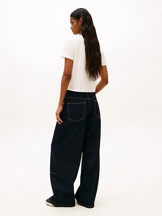 Γυναικείο T-shirt Εκρού Tommy Jeans DW0DW22539-YBH