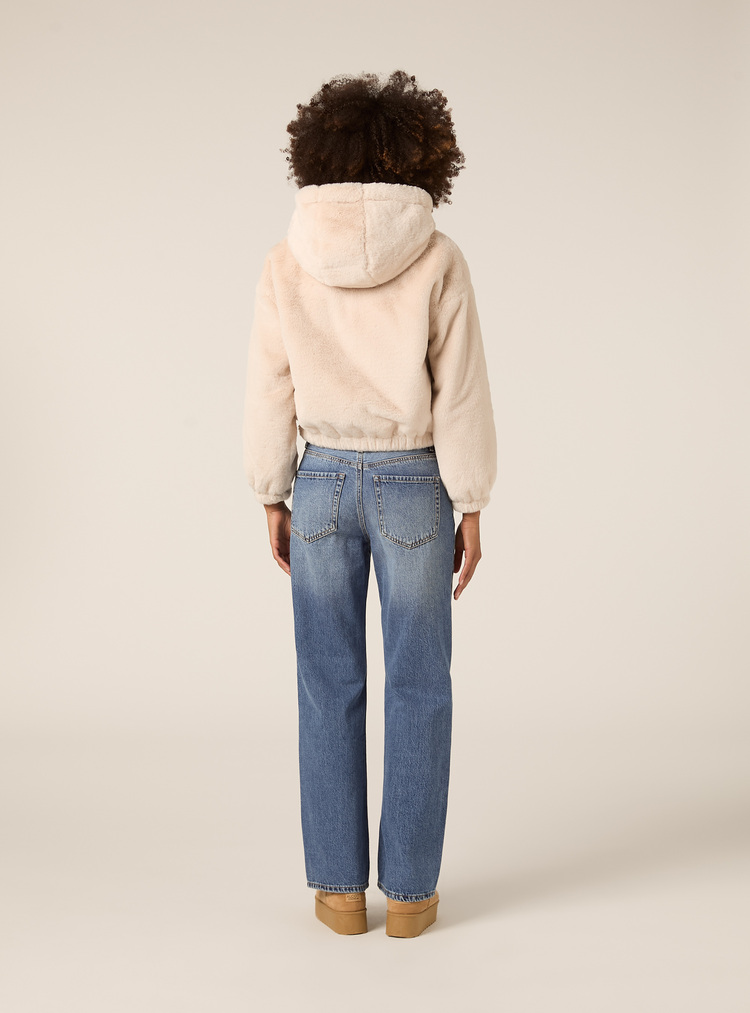 Γυναικεία Eco Γούνα Off White Alcott GB2121DOAX15-OFFWHITE