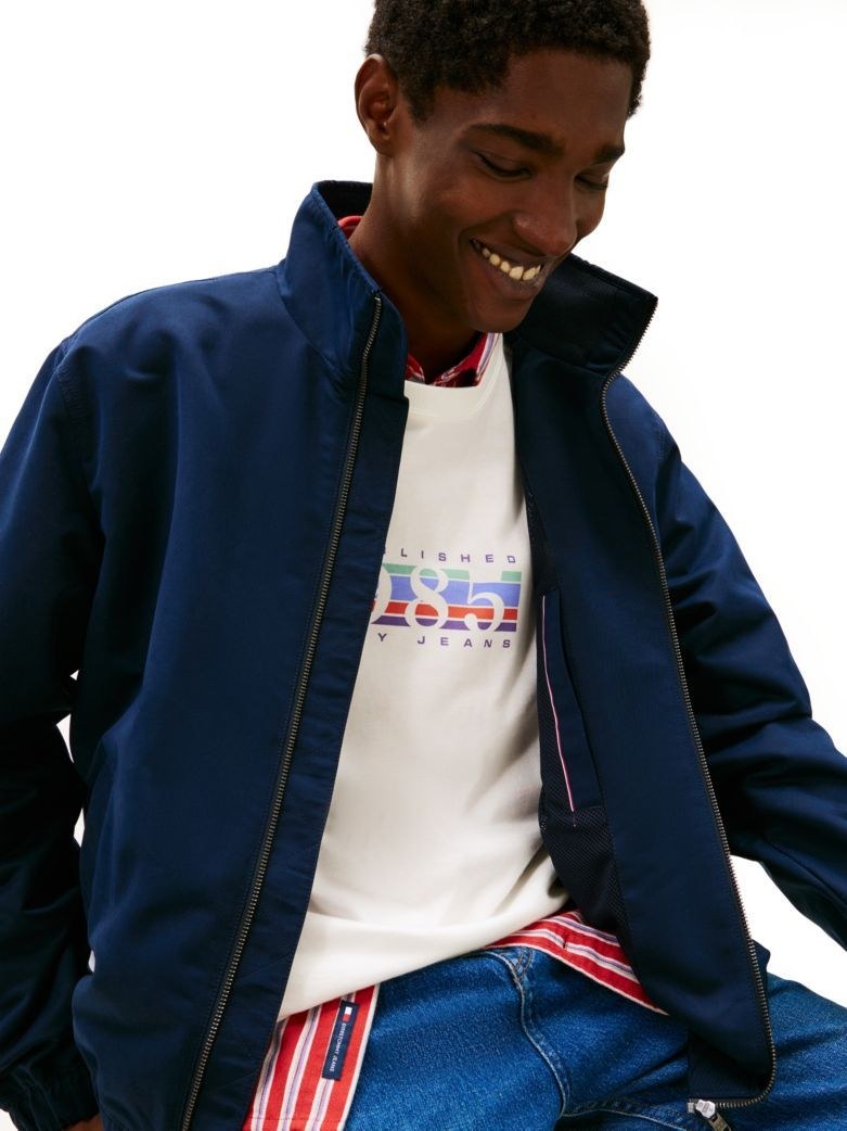 Ανδρικό Μπουφάν Navy Μπλε Tommy Jeans DM0DM22720-C1G