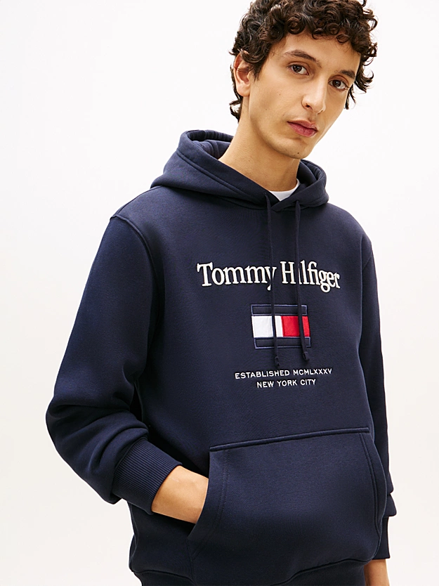 Ανδρικό Φούτερ Navy Μπλε Tommy Hilfiger MW0MW42735-DW5