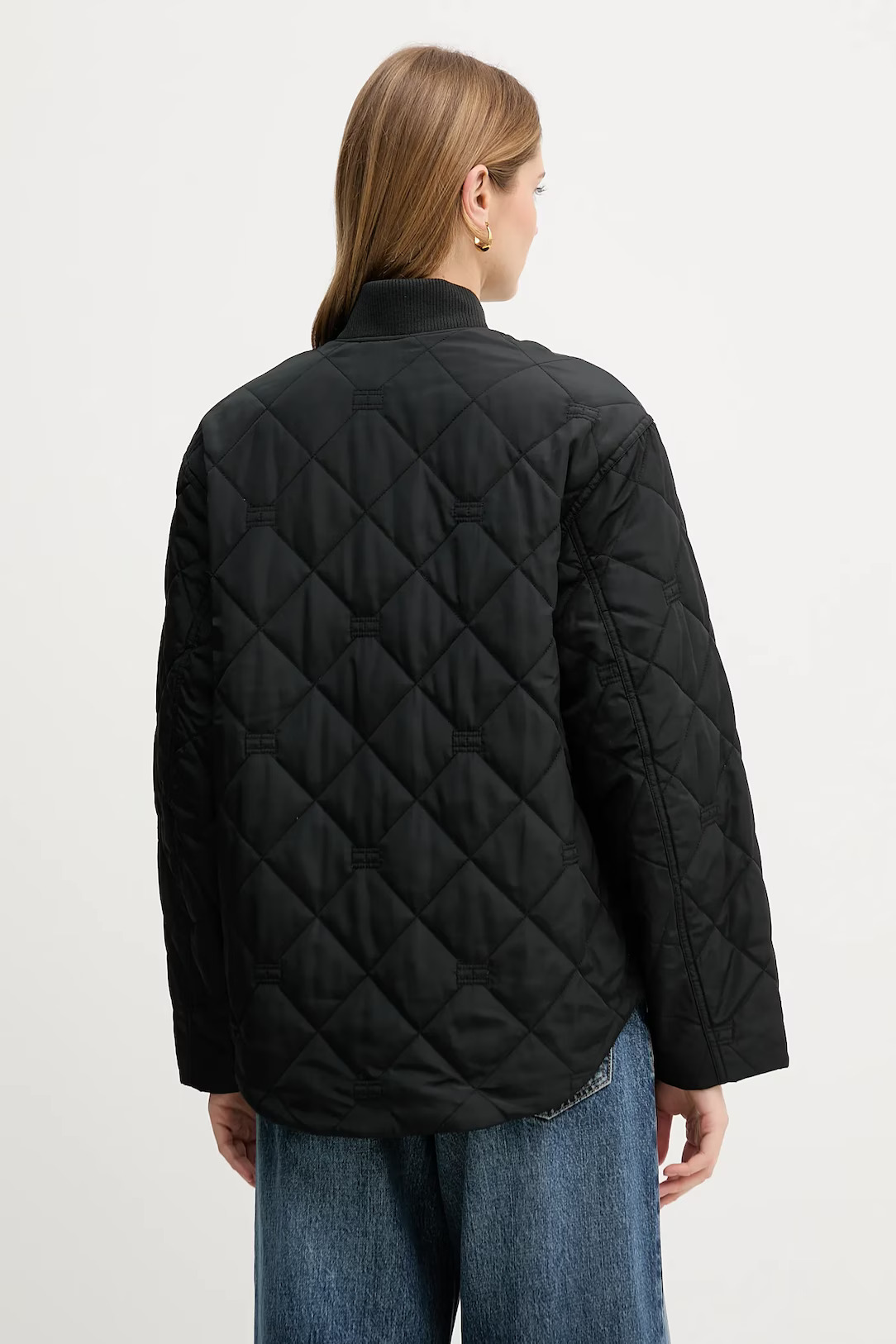 Γυναικείο Bomber Μπουφάν Μαύρο Tommy Hilfiger WW0WW48691-BDS